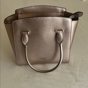 Kate Spade Gold Metallic Tote Bag